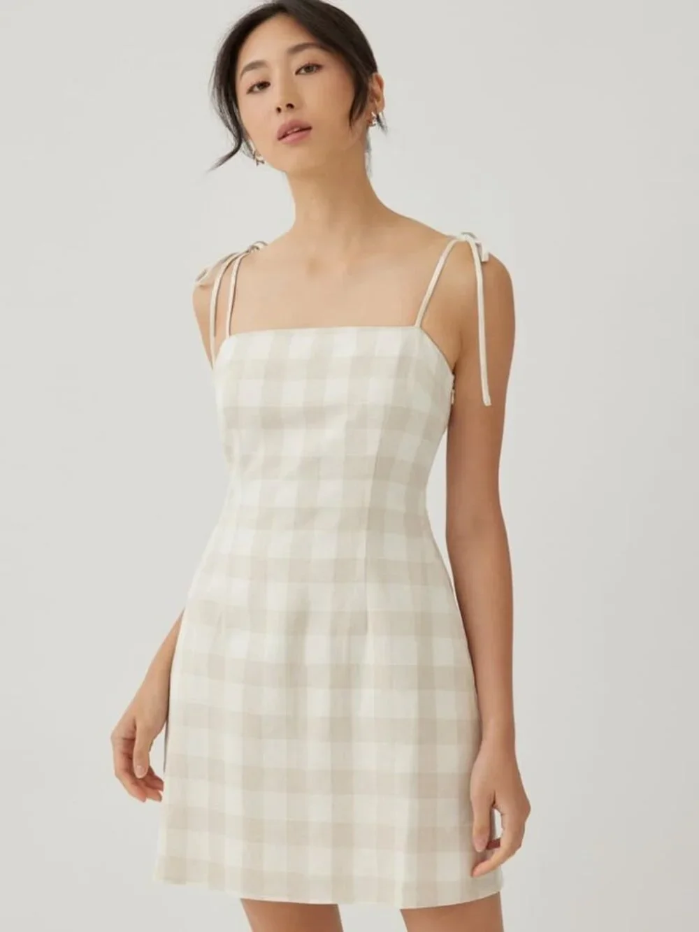 Love Bonito | Bitsy Gingham Camisole Mini Dress - Picture 1 of 8